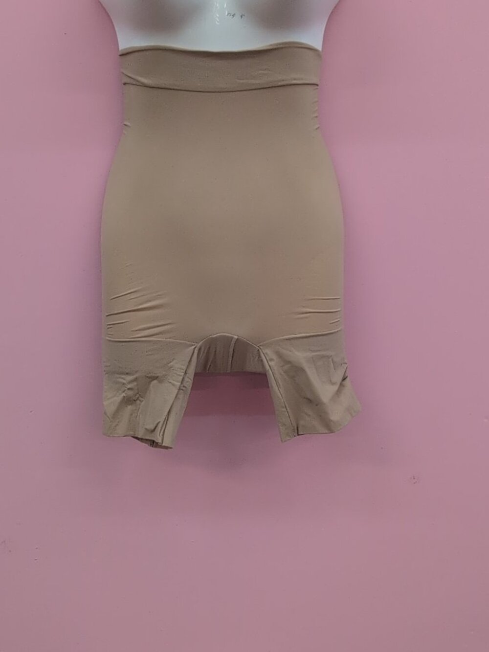 Skims Sheer Seamless High Waisted Mid Thigh Short Small Clay SH-SHO-2152
